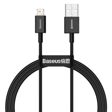 Baseus Superior Series Fast Charging Data Cable USB to iP 2.4A 1M Black